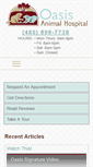 Mobile Screenshot of oasisanimalclinic.com